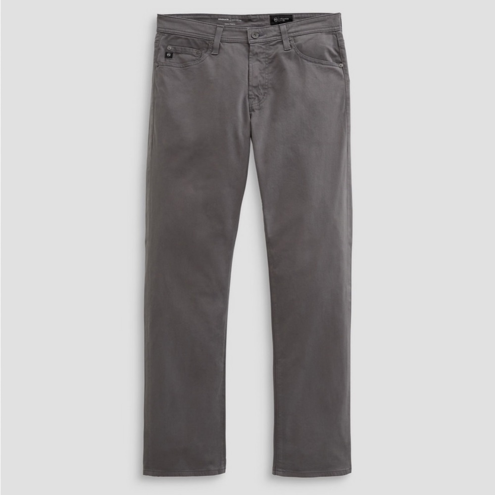 AG Graduate SUD Sueded Tailored Leg in Folkestone Grey - Picture 2 of 12